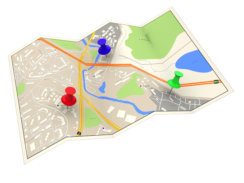 Alle adressen in een plaats, buurt of wijk